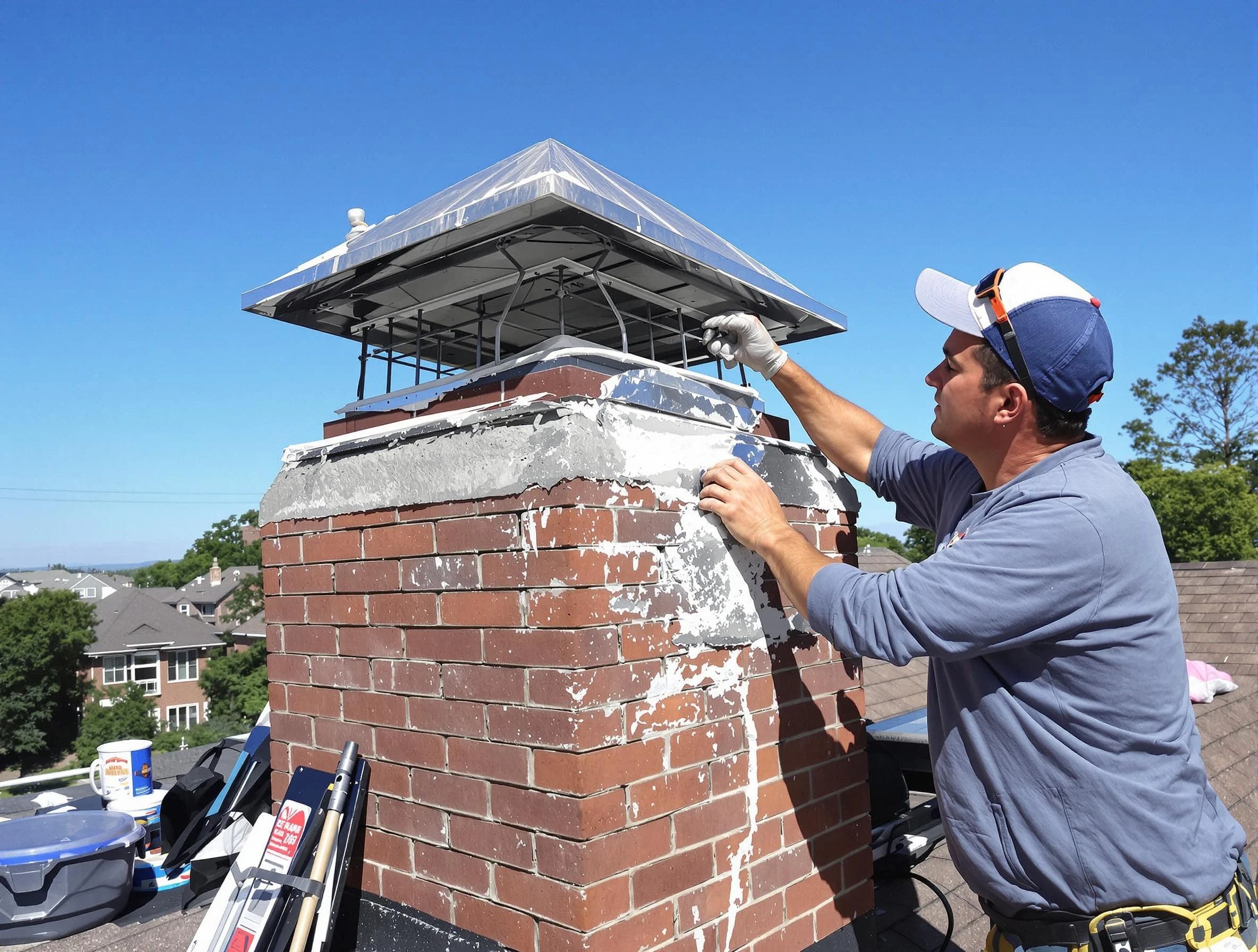 Chimney Crown Services service in Forest Hills, PA